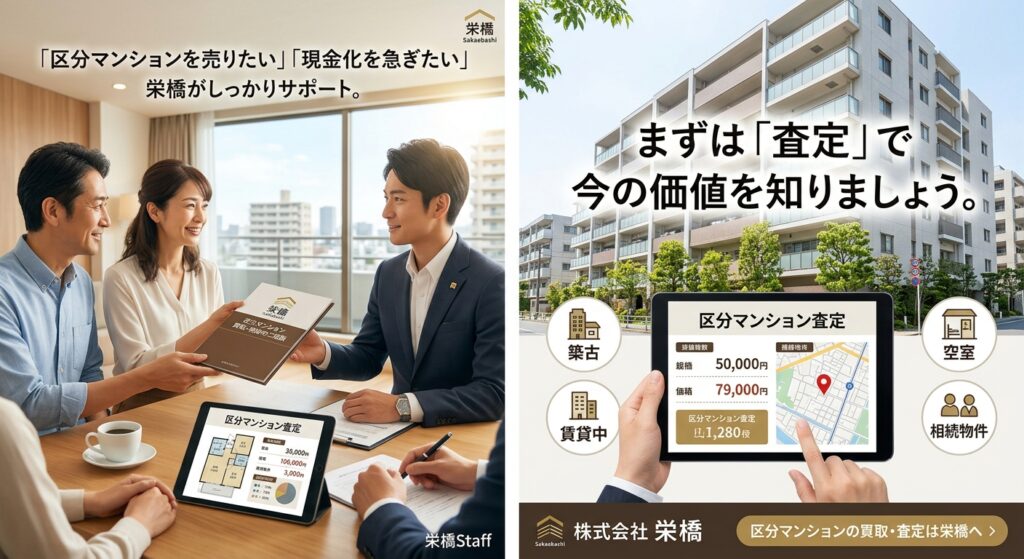 区分マンションの買取なら株式会社栄橋｜売却をお考えのオーナー様へ